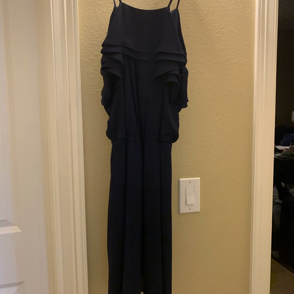 Maurice’s navy blue dress.